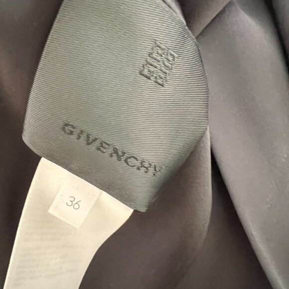 Givenchy black satin cape / top size 36 - Picture 8 of 9